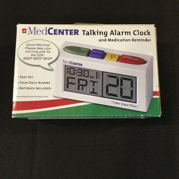MedCenter Talking Alarm Clock and Medication Reminder - Picture 5 of 5